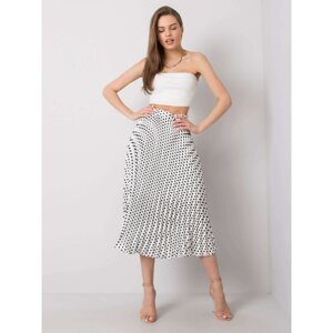 SUBLEVEL White pleated skirt