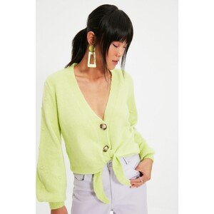 Trendyol Green Buttoned Knitwear Cardigan