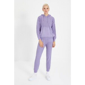 Trendyol Lilac Sweater Pants Knitwear Bottom-Top Suit