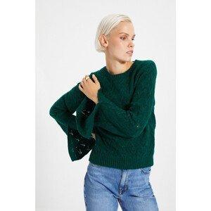 Trendyol Green Openwork Knitwear Sweater