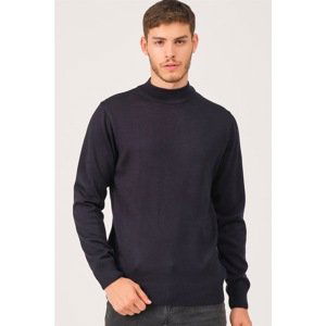 V0004 DEWBERRY MALE TURTLENECK SWEATER-LACİVERT