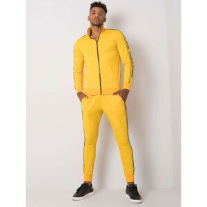 Men's yellow sweatshirt set