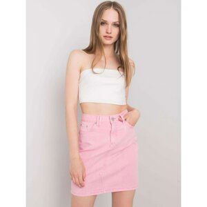 STITCH & SOUL Pink women's denim skirt