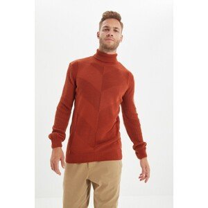 Trendyol Tile Men Turtleneck Slim Fit Knitwear Sweater