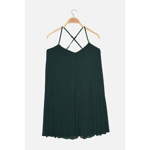 Trendyol Green Pleated Dress