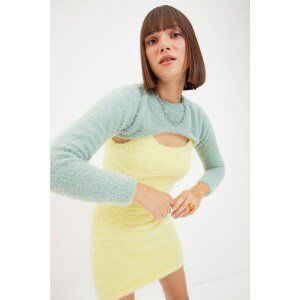 Trendyol Yellow Beard Rope Knitwear Dress