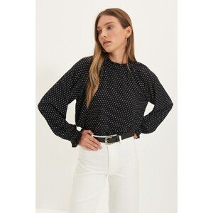 Trendyol Black High Neck Blouse