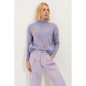 Trendyol Lilac Knitwear Sweater