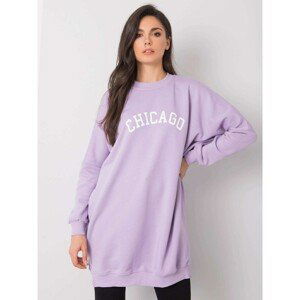 Light purple tunic with the inscription Corazon RUE PARIS