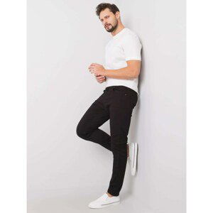 Men's black denim pants