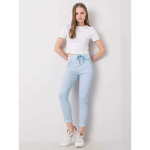 Light blue fabric pants