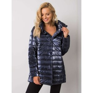 Women's dark blue quilted jacket