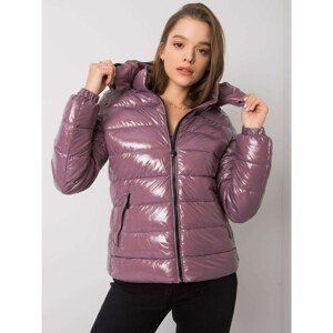 Purple quilted jacket