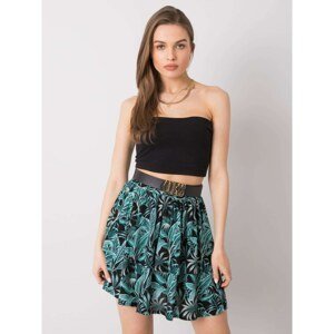 SUBLEVEL Black skirt with a frill