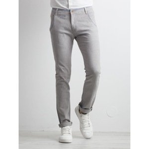 Men's gray chino pants