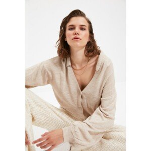 Trendyol Stone Crop Knitwear Cardigan