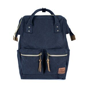 Himawari Woman's Backpack Tr20232 Navy Blue