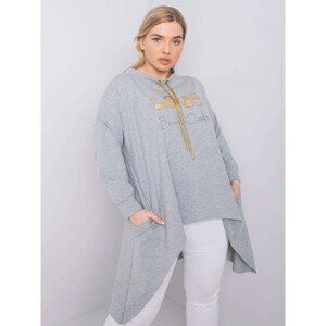 Gray cotton tunic