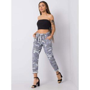 Gray camo pants