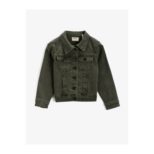 Koton Boy Khaki Denim Jacket Cotton