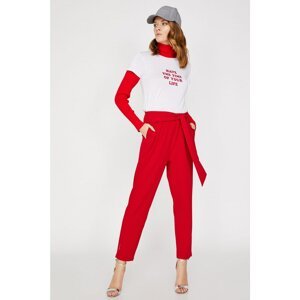 Koton Women's Red Pants