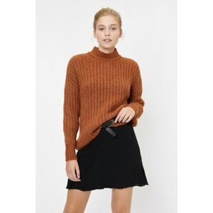 Koton Women's Brown Knitted Sweater