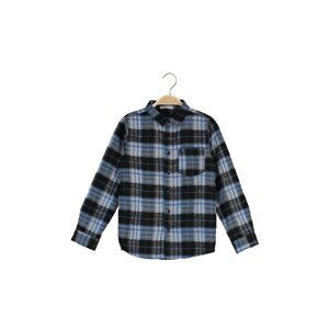 Koton Blue Plaid Boy Shirt