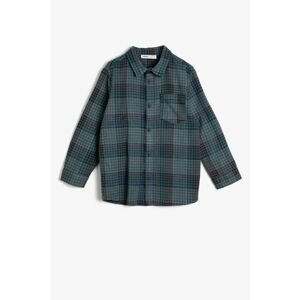 Koton Brown Boy Checkered Shirt
