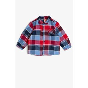 Koton Red Boy Checkered Shirt