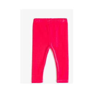 Koton Baby Girl Pink Normal Waist Leggings