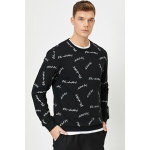 Koton Crew Neck Printed Sweatshirt