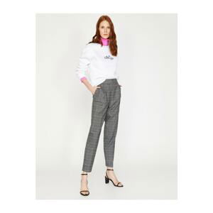 Koton Checkered Trousers