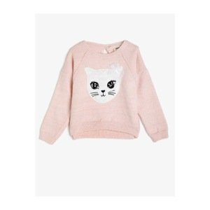 Koton Girl Pink Sweater