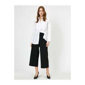 Koton Short Leg High Waist Wide Trousers