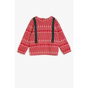 Koton Patterned Sweatshirt