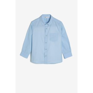 Koton Blue Boy Classic Collar Shirt
