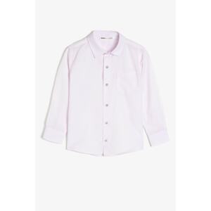 Koton Pink Boy's Classic Collar Shirt