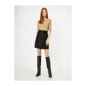 Koton Button Detailed Skirt