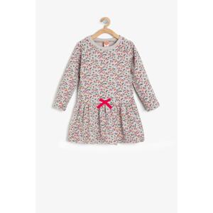 Koton Ecru Baby Girl Patterned Dress