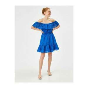 Koton Women's Blue Mini Dress