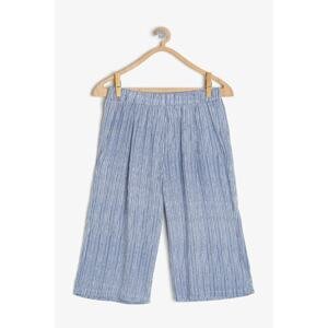 Koton Blue Girls Striped Trousers