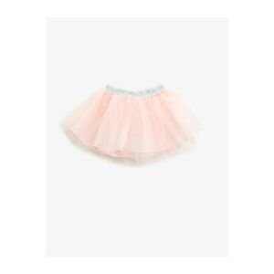 Koton Baby Girl Pink Waist Glittery Tutu Skirt