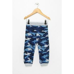 Koton Baby Boy Navy Blue Camouflage Patterned Sweatpants
