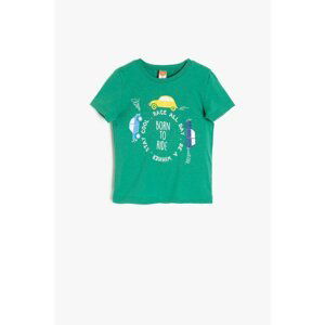 Koton Green Kids Printed T-Shirt