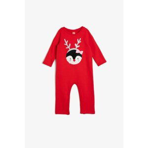 Koton Baby Boy Red New Year Themed Rompers