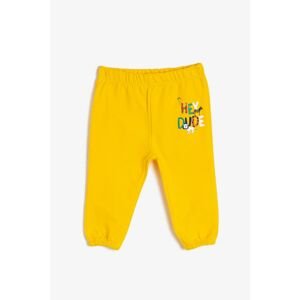 Koton Yellow Baby Boy Sweatpants