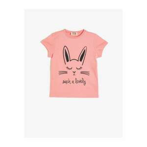 Koton Rabbit Pattern Girl T-Shirt