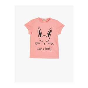 Koton Rabbit Pattern Girl T-Shirt