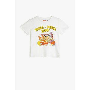 Koton The Flintstones Licensed Printed T-Shirt