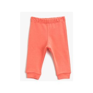 Koton Girl Pink Basic Cotton Regular Waist Sweatpants